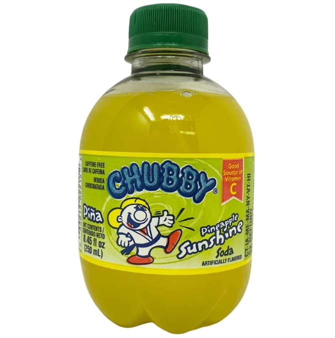 Chubby Soda Pineapple Sunshine 250ML
